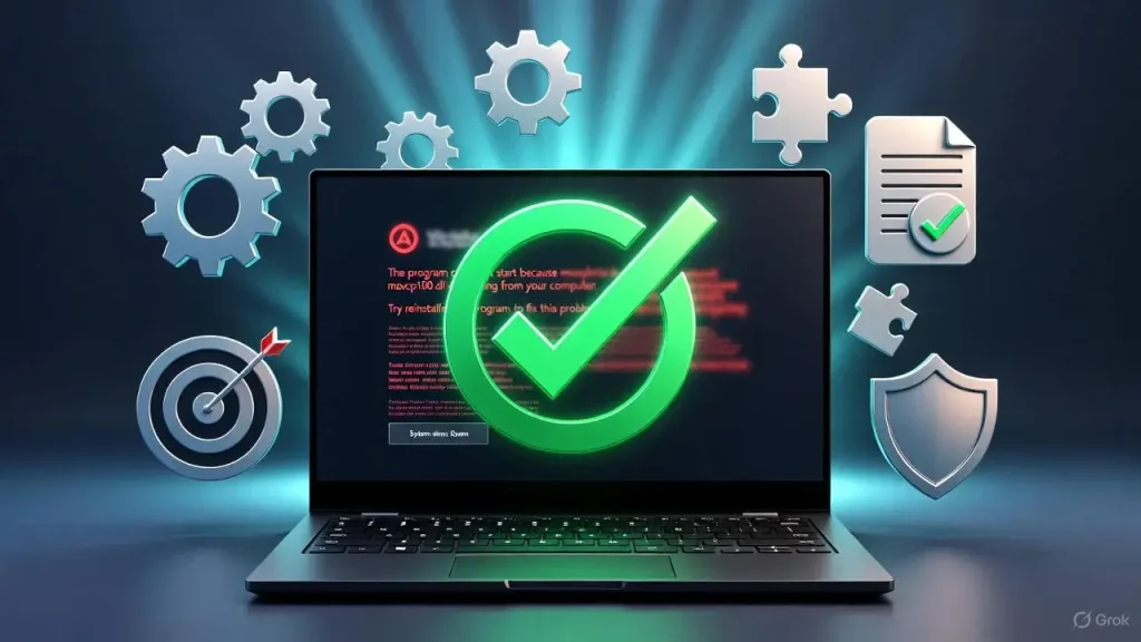 Guide to repairing msvcp100.dll faults.