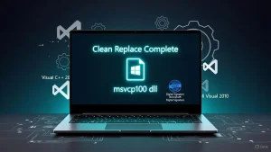 Clean method for replacing msvcp100 dll